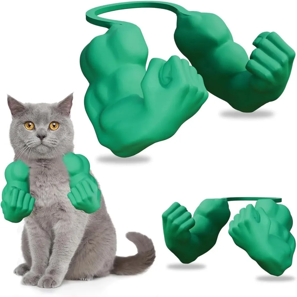 Brazos de hulk para tu gato