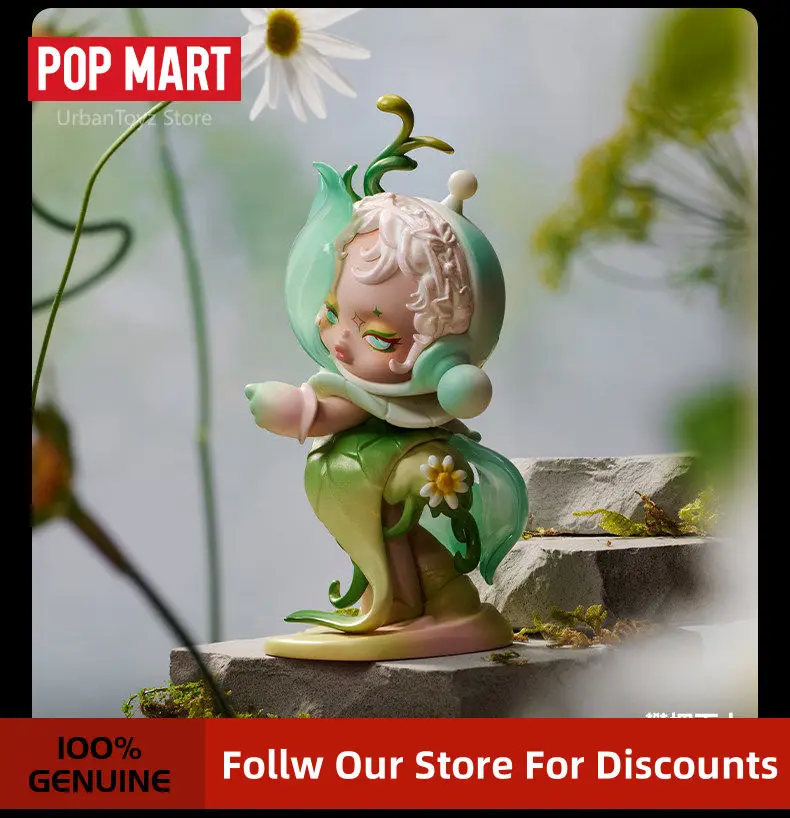 

Genuine Pop Mart Skullpanda Petals In Four Acts Series Blind Box Collectible Mystery Box Hippers Cute Toy Gift For Girls Fans