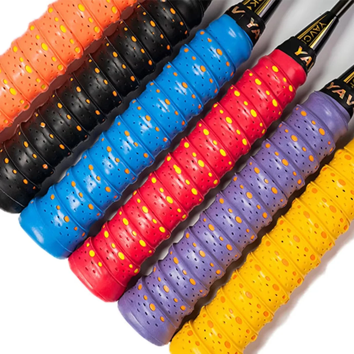 

Non-slip Sport Overgrip Elastic Tape Tennis Badminton Overgrip Sweatband Breathable PU Table Tennis Racket Grip Sweat Band Padel