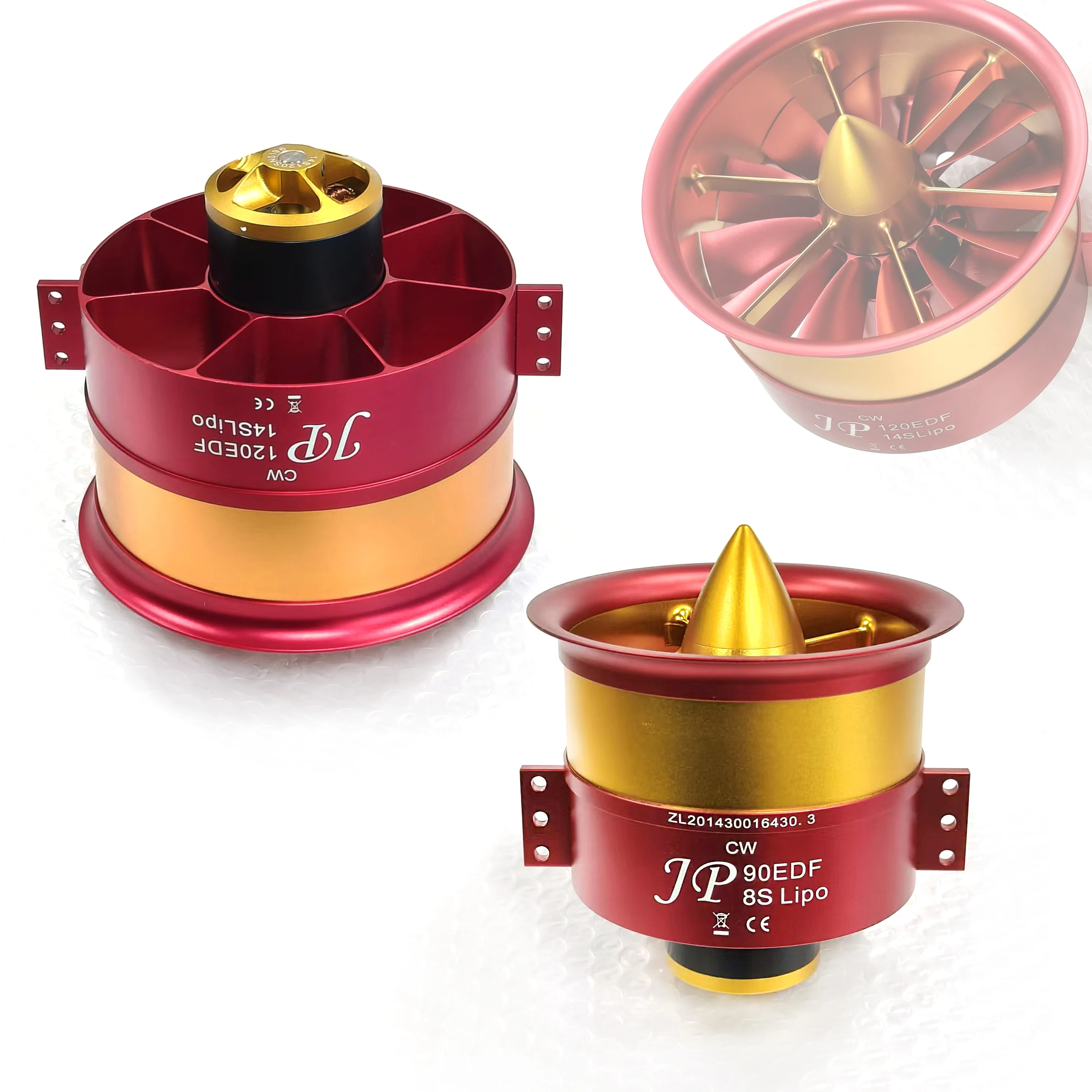 

JP Metal EDF Ducted Fan 90mm/105mm/120mm