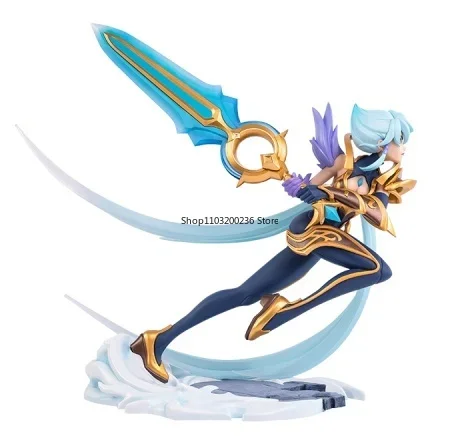 Original LOL League of Legends Riven/the Exile Game Dramatist Dawn Messenger Riven Statues 1/7 Action Figure Ornaments Model Toy