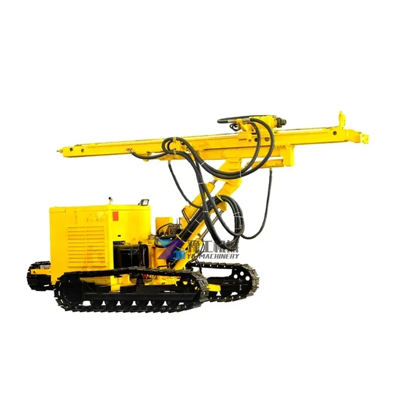 Integrated Open-air Crawler Type Diesel and Electric Drive Down The Hole Drilling Rig Rock Drilling Engineering DTH Drilling Rig