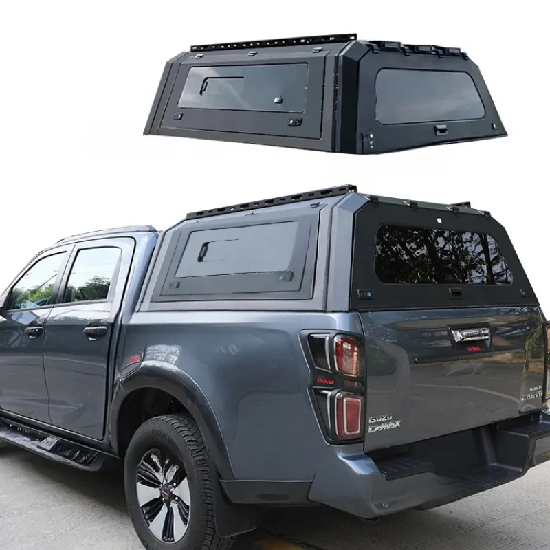 

Pickup Truck Hardtop Canopy Camper Topper with Sliding Window Waterproof