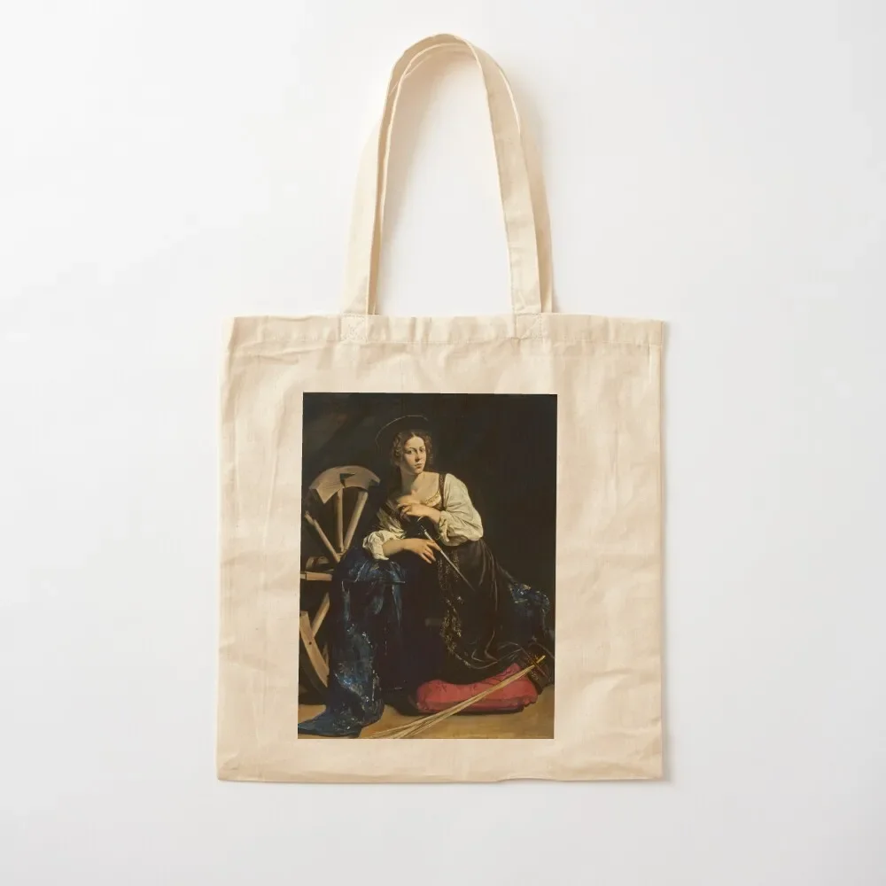 High Res Caravaggio Saint Catherine of Alexandria 1598 Tote Bag shopper bags Women bags Tote Bag