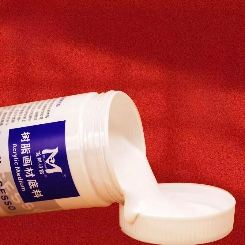 500ml Large Capacity Acrylic Molding Paste Oil Painting Pigment Media Acrylic Base Resin Texture Painting Molding Paste