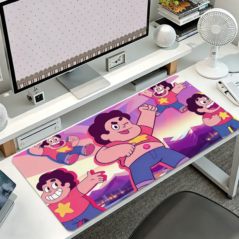 Cartoon S-Steven Universe Mouse Pad Large Non-slip Lockedge Desktop Computer Desk Mat Keyboard MousePad Office Gamer Student