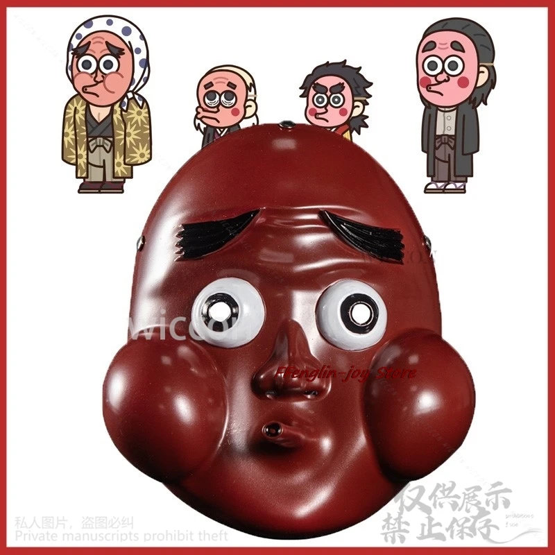 3D Cartoon Party Props Anime Demon Cosplay Costume Salyer Sabito Haganezuka Sakonji Urokodaki Tanjiro Kamado Mask