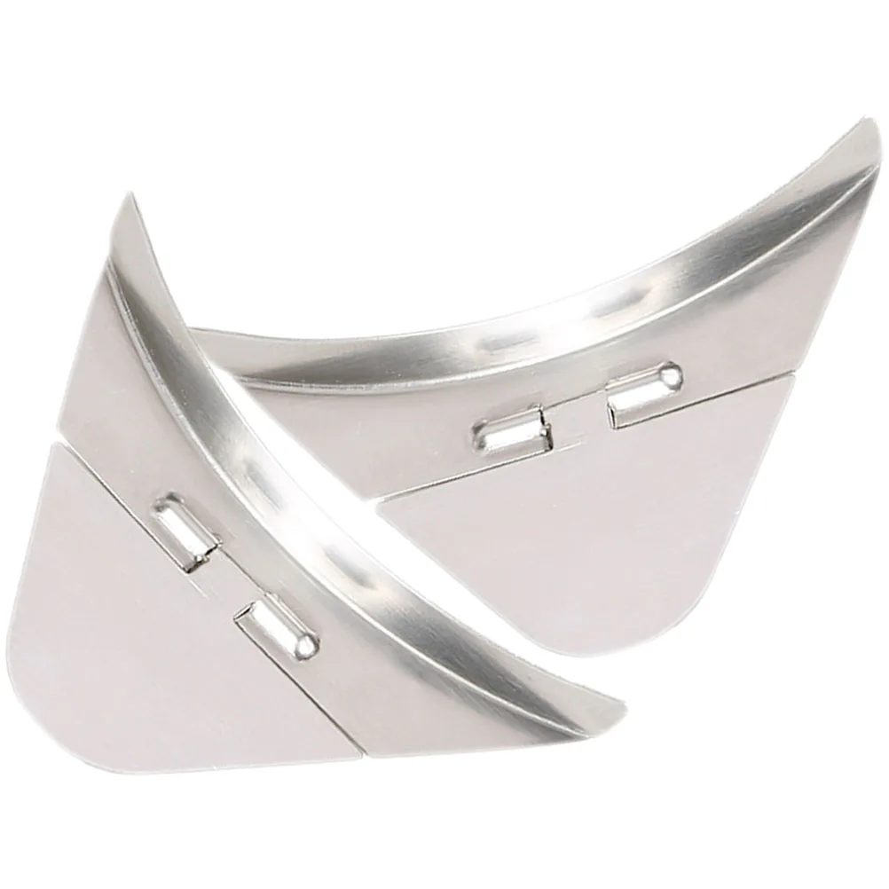

2pcs Electric Kettle Spout Covers Stainless Steel Dust Proof Easy Clean For Water Kettles Accessories Triangle Shape