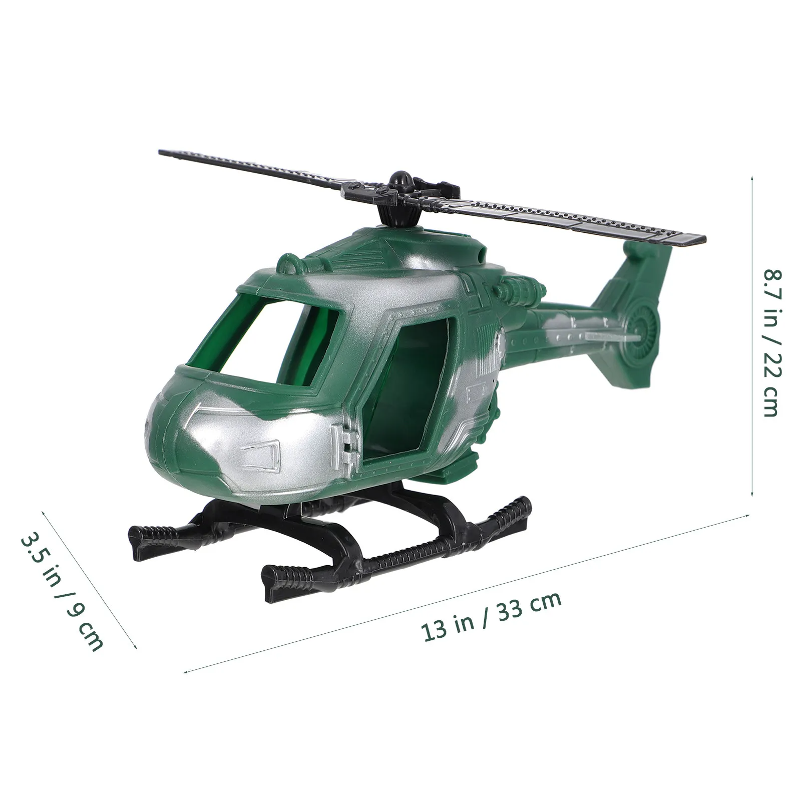 1Set Soldier Helicopter Kit Mini Plastic Kids Military Battle Playset Creative Educational Combat Playset Boys Gift view 3