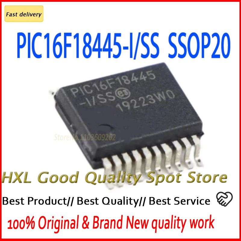 Brand new original  5~10pcs PIC16F18445-I/SS PIC16F18445-I PIC16F18445 PIC16F 16F18445 18445 SSOP20 In Stock