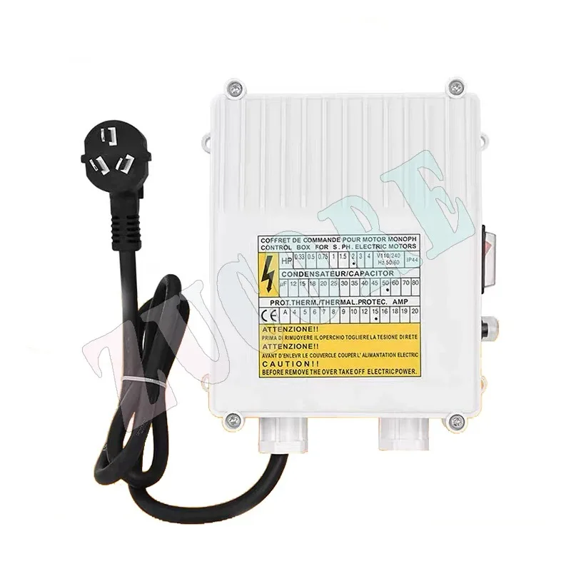 تم تركيبها خاص 220 فولت صندوق التحكم في مضخة الآبار العميقة الغاطسة مضخة غاطسة صندوق مكثف خارجي صندوق التبديل