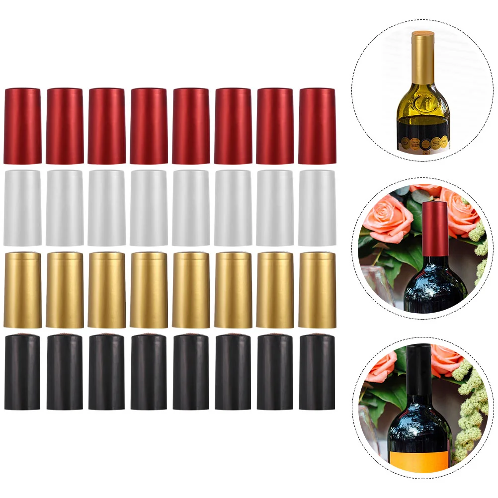 200 Pcs Bottle Shrink Film Cover Capsules Stopper Home Bottles Sleeves Bistro Accessories Seal