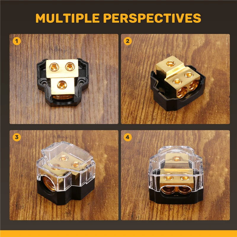 

ABIB-автомобильный аудиоусилитель, блок распределения питания, 1 в 2, блок распределителя заземления, автомобильный усилитель, аудиоразветвитель