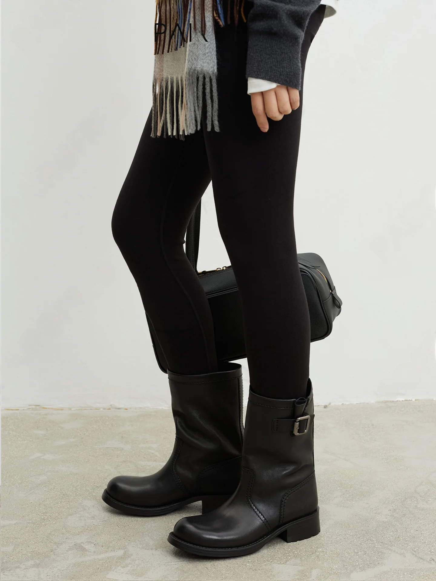 Pantalones de Yoga con forro de Fce de cintura alta para mujer, ropa de abrigo elástica transpirable, viento de 2025, primavera