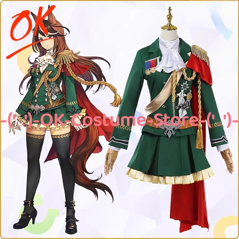 

[Customized Size] Uma Musume Pretty Derby Symboli Rudolf Cosplay Costume Emperor Racewear Outfit Halloween Party Uniform Suit