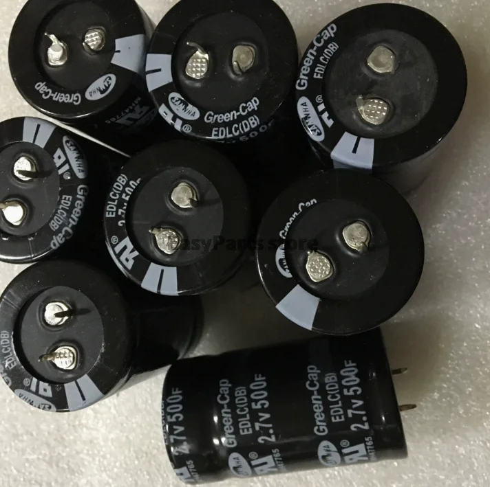 1/5PCS 2.7V 500F 35x60MM Condensador electrolítico Super Farad