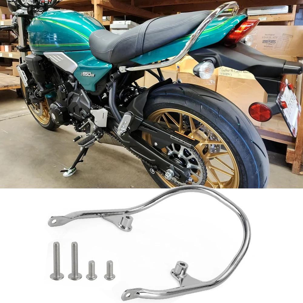 

Z650RS Seat Grab Bar Moto Rear Luggage Rack Passenger Handle Hand Grip Rail Support Bracket For Kawasaki Z 650 RS 2023 2022 2021