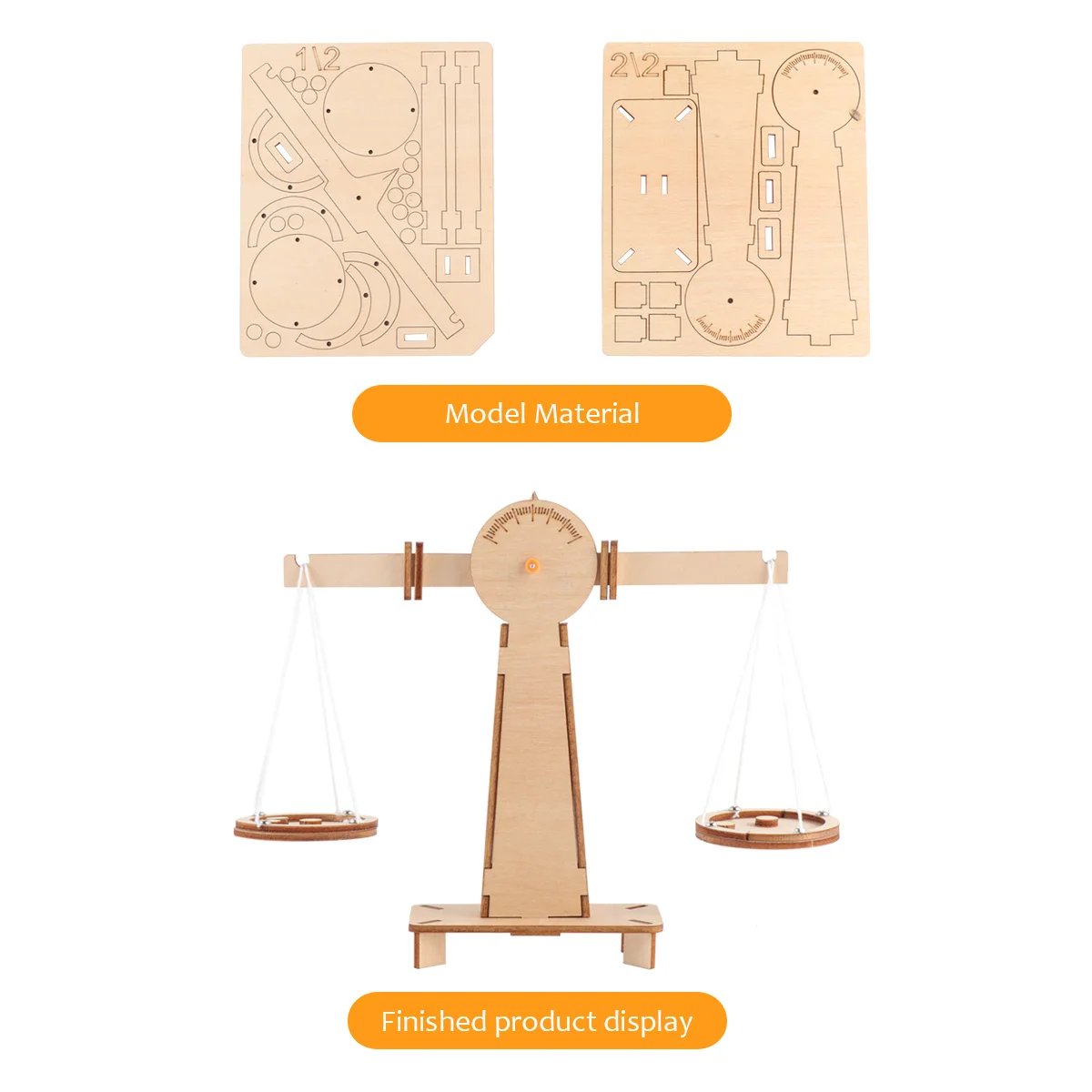 

Balance Scale Toy Wooden Educational Kids Leverage Weight Scales Smooth Texture Hands-On Ability Over 6 Years Building Blocks