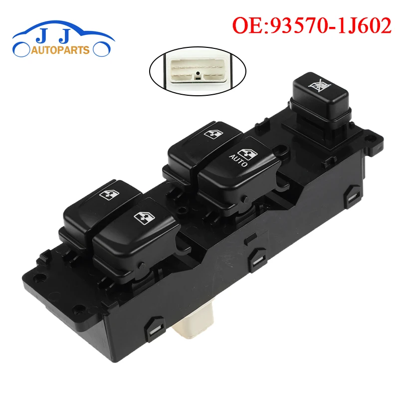 93570-1J602 93570-1J100 For Hyundai i20 Front Right Driver Car Power Window Switch 935701J602 935701J100