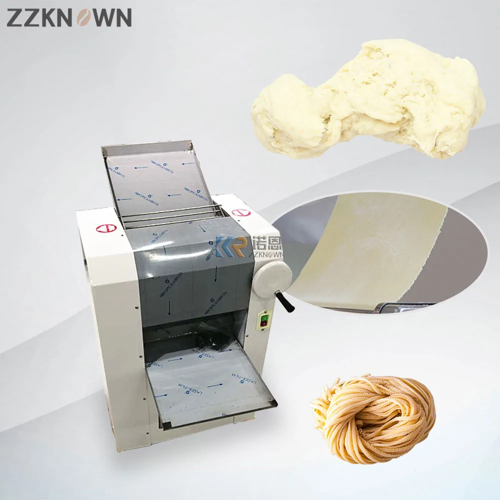 Automatic Dough Pressing Machine High Efficiency Pastry Bread Cake Dough Roller Commercial Dough Sheeter