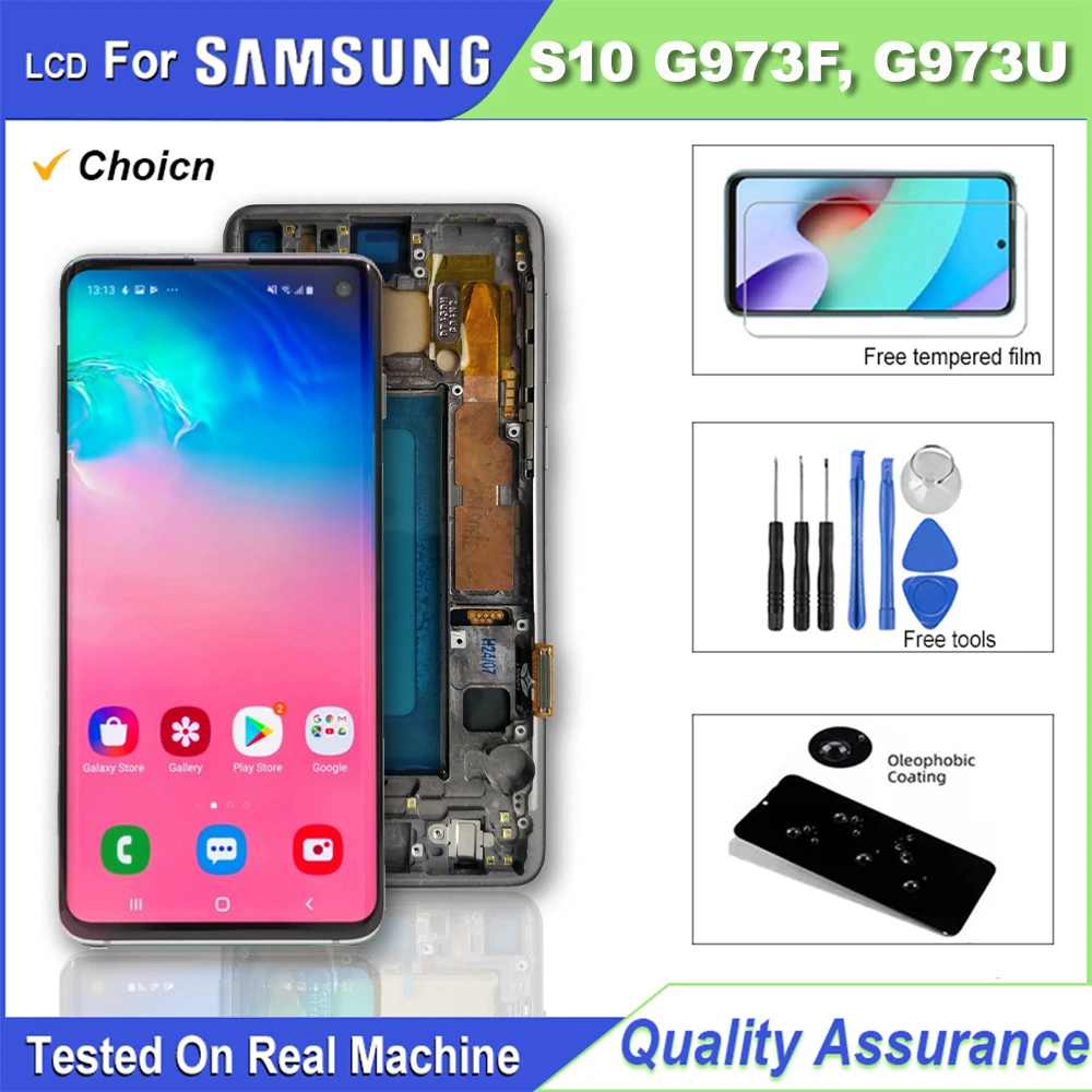 high-quality-for-samsung-galaxy-s10-lcd-touch-screen-digitizer-assembly-for-samsung-s10-display-g973u-g973-lcd-replacement-part