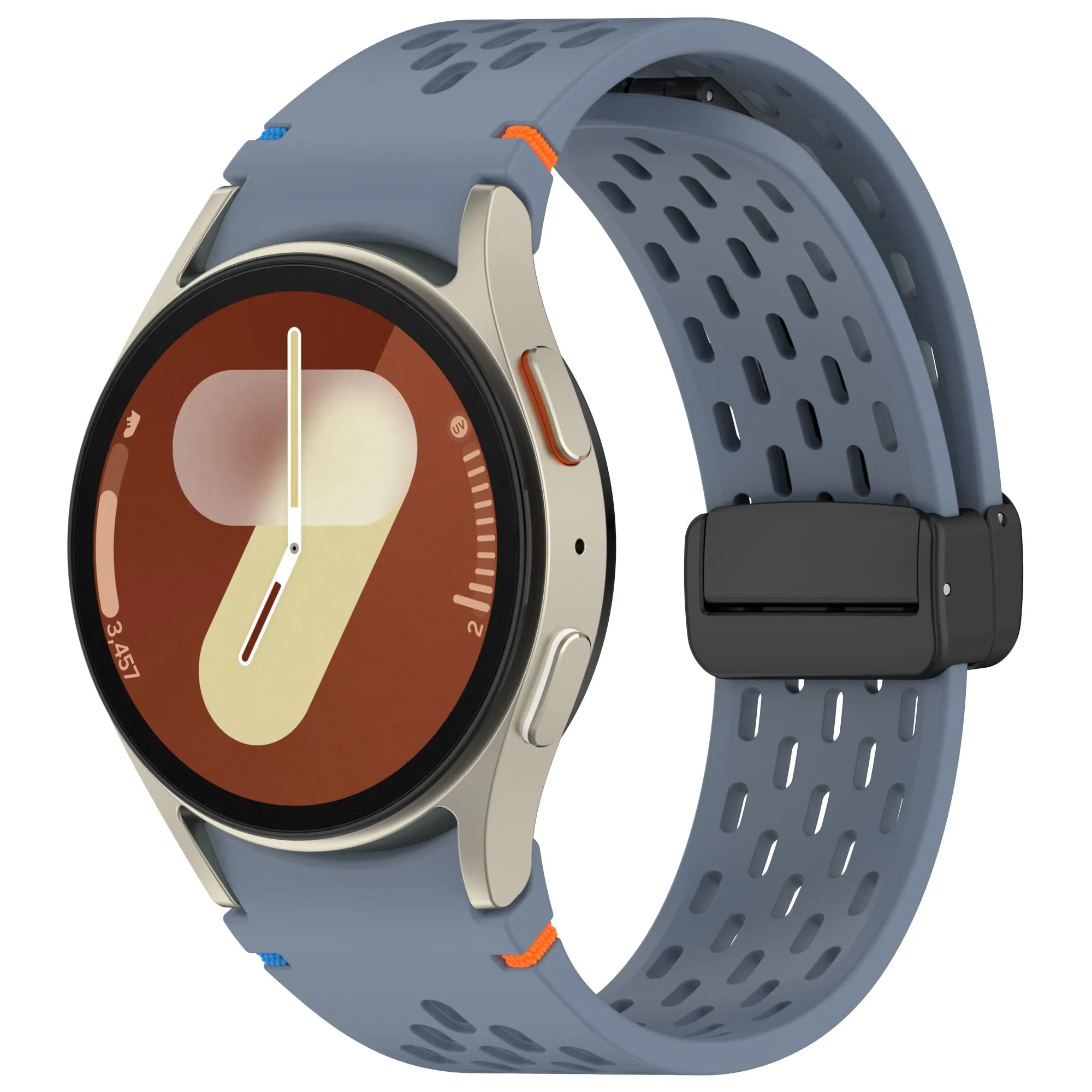 20 mm Magnetarmband für Samsung Galaxy Watch 4 5 Pro 6 7 7LTE 44 mm 40 mm Watch4/6 Classic Silikonband Keine Lücken Armband Correas – Detail 11