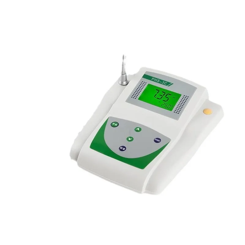 Medidor de Acidez Digital PHS-3C, Detector de Valor de pH, Medidor de Acidez de Escritorio, Probador de pH