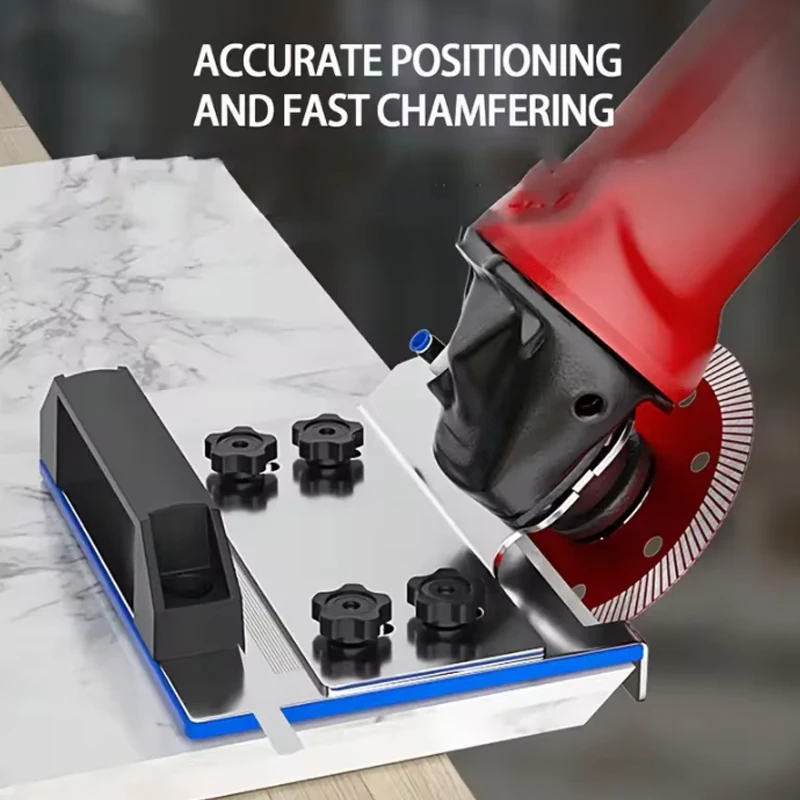 

Glass cutter, stainless steel 45-degree chamfering tool, for Angle grinding machines - suitable for most 100-type machines