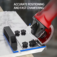 Fits Most 100 Type Machines Stainless Steel 45-Degree Chamfer Tool For Angle Grinders - Durable Ceramic Tile Edge Smoother