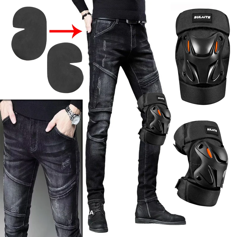 New Motorcycle Jeans Riding Pants Anti-fall Classic Motorcycle Rider Pants Racing Pants for All Seasons