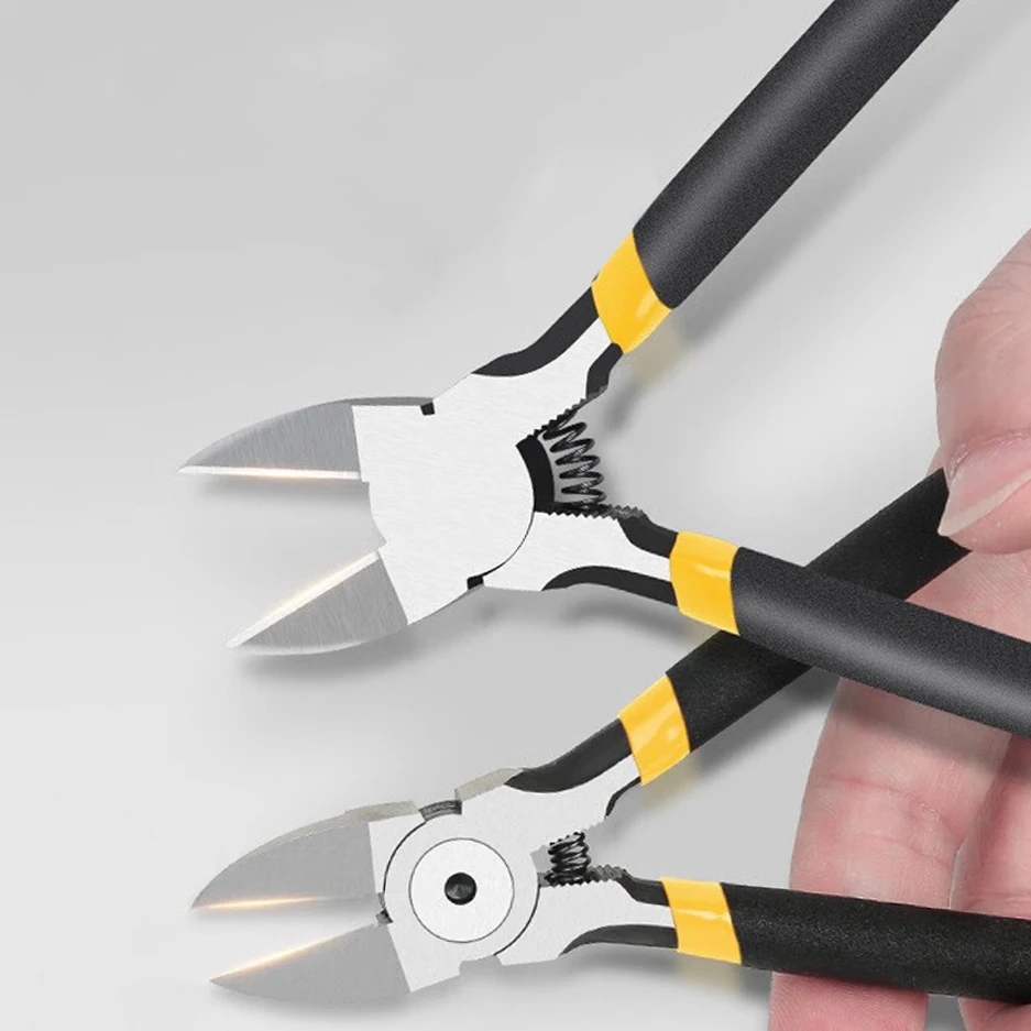 

5 Inch Professional Cutting Pliers Wire Stripping Tool Side Cutter Cable Burrs Nipper Electricians DIY Repair Hand Tools