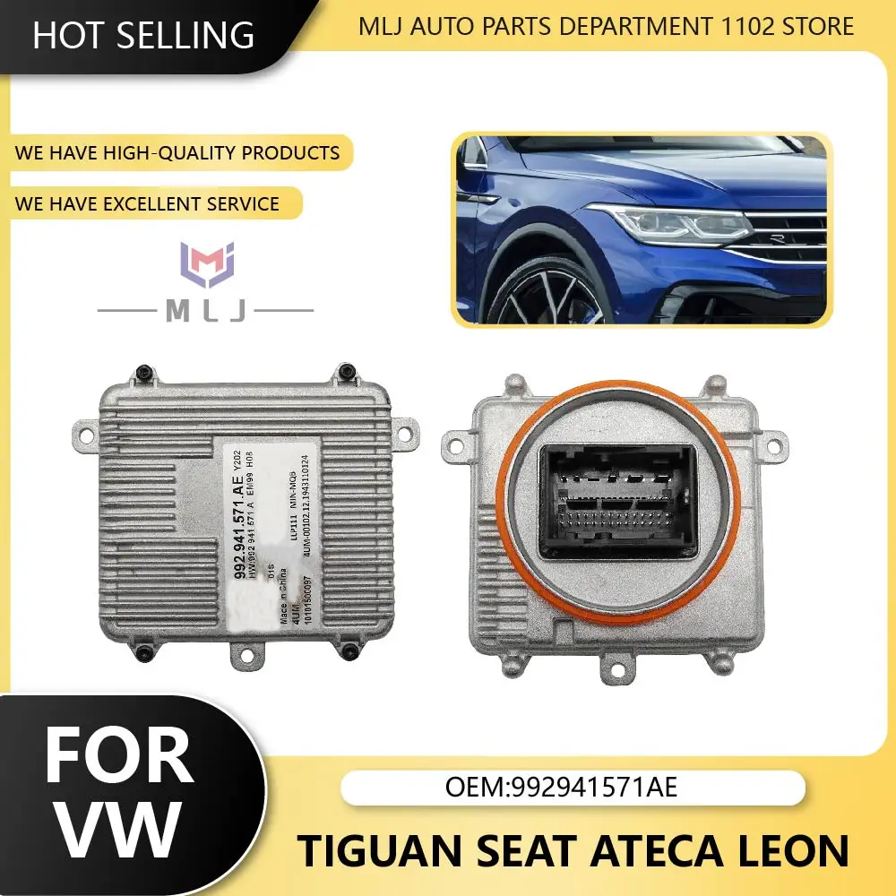 

OEM 992.941.571.AE Ballast For VW Tiguan Seat Ateca Leon 992941571AE LED Headlight Control Unit Module Car Accessories