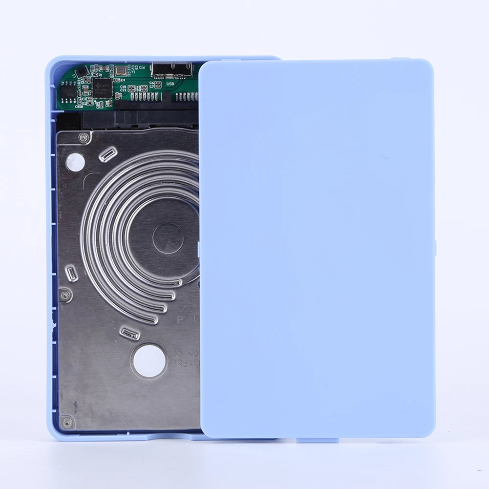 2.5 inch HDD Case SATA To USB3.0 Hard Drive Enclosure Mobile Hard Drive Cases with USB Cable for SSD External Storage HDD Box