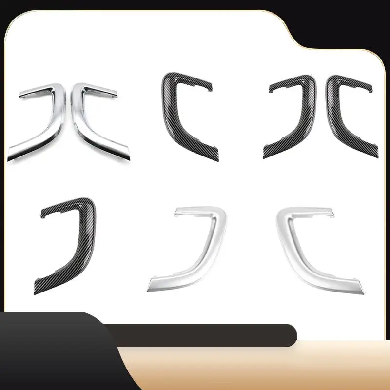 

2PCS Silver Car Left+Right Interior Door Pull Handle Cover Trim Parts Accessories For Land Rover Discovery Sport 2015-2019