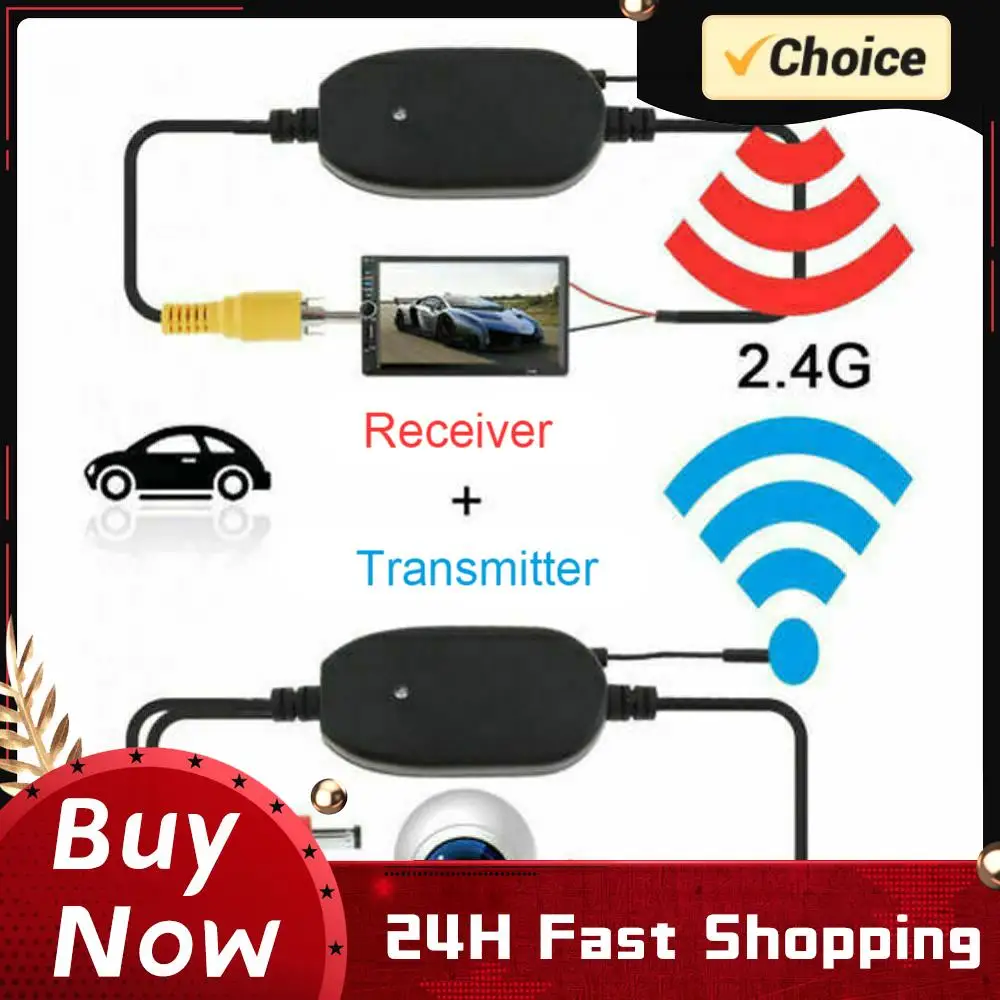 

Беспроводной цветной видеопередатчик-приемник 2,4 ГГц для системы мониторинга камеры заднего вида автомобиля