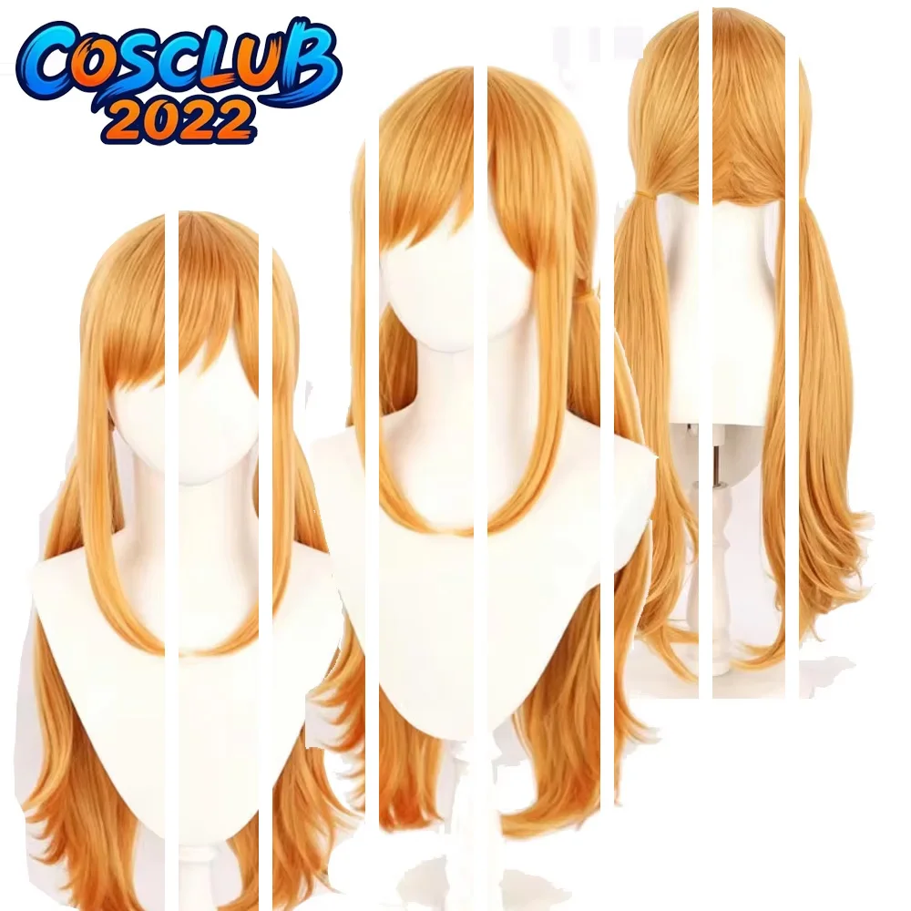 Peluca de Cosplay de Nami para Mujer, Disfraz de Pirata de la Serie de TV Live Action, Accesorios para Disfraces, Pelucas para Halloween, Carnaval, Fiestas de Fantasía