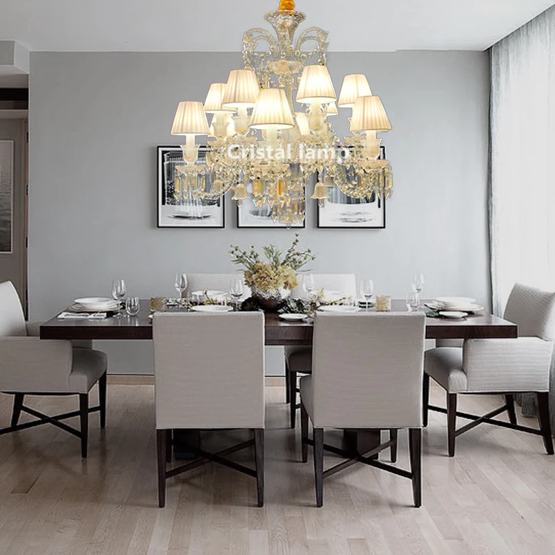 Lustre en cristal chromé de Style traditionnel, éclairage de Foyer d'entrée de Restaurant, fabricant