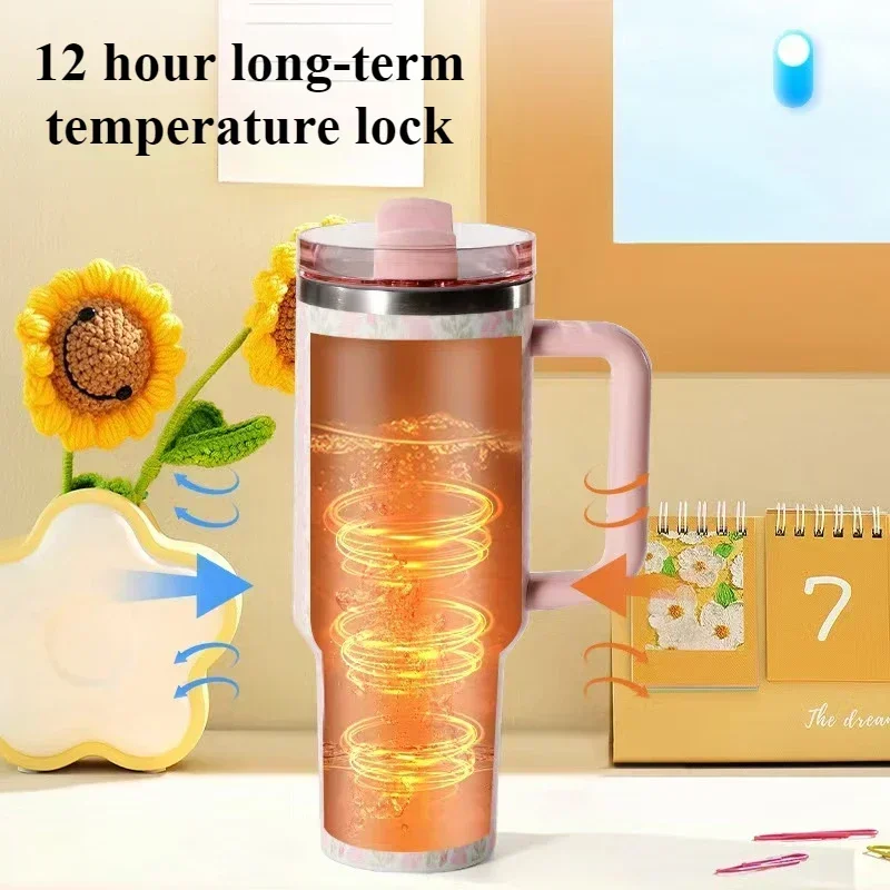 1 قطعة مبتكرة جديدة STN 304 الفولاذ المقاوم للصدأ العزل Caneca ، زجاجة ترمس محمولة للمشروبات الساخنة والباردة