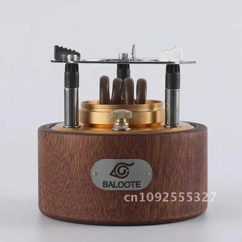 Outdoor portable gasified self pressurized and windproof alcohol stove essential for camping,tea making,water boiling