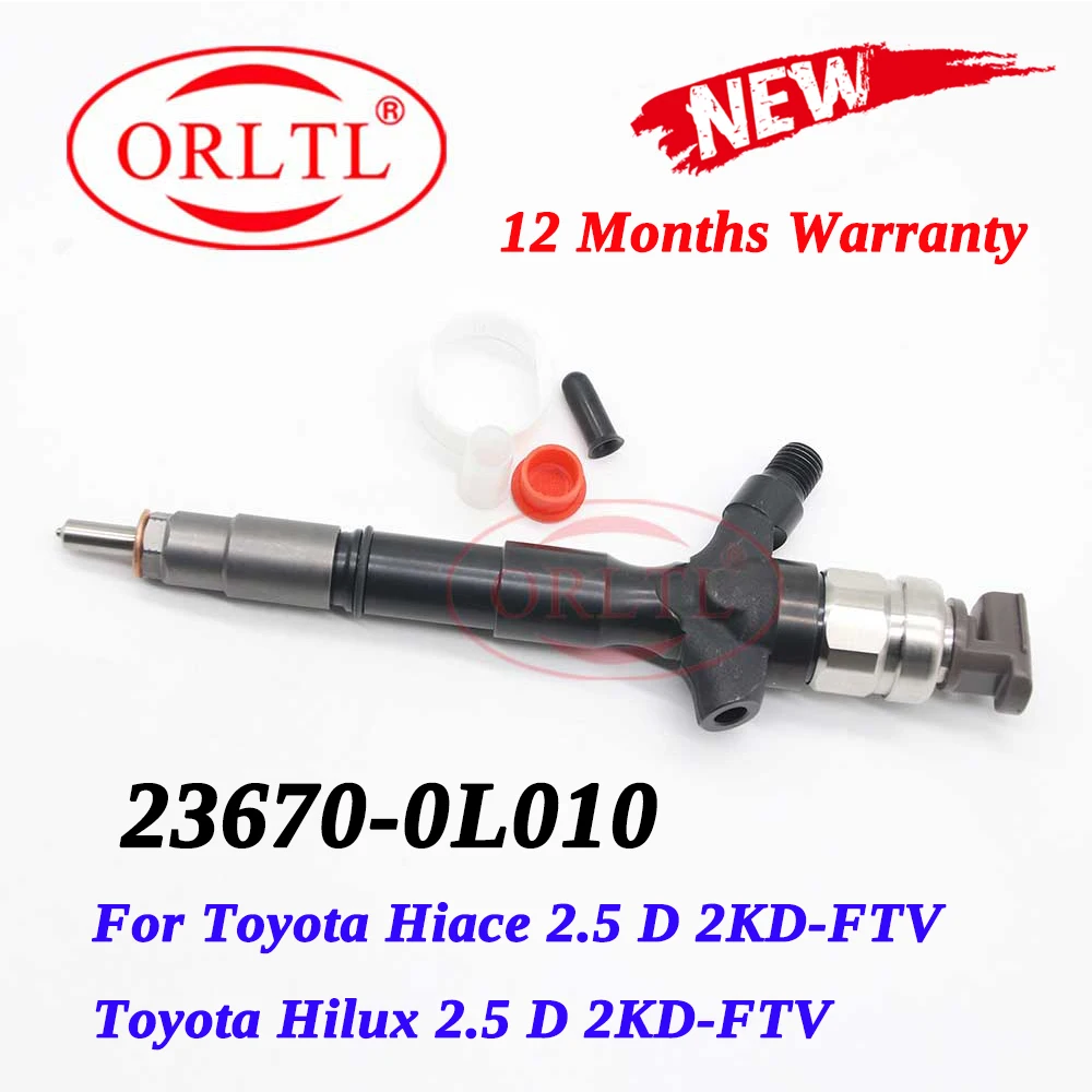 ORLTL lnjection Set 095000-7761 8976024852 Fuel Injectors 23670-0L110 8976024853 Inyector 7760 23670-0L070 For Toyota