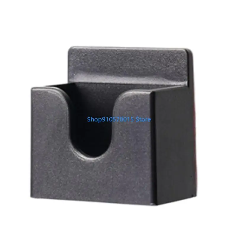 B95C Reliable Car Mount Adhesive Back Rack Convenient Access Walkies Talkies Hold ABS  for Driver & Enhances Communication