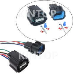 1 комплект, 6 контактов, водонепроницаемая розетка, флейта управления автомобильной дроссельной заслонкой, жгут проводов для Mazda Mitsubishi