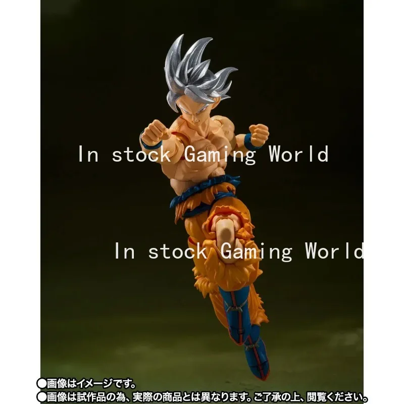 

In Stock Bandai SH Figuarts Son Goku Ultra Instinct Toyoda Version Action Figure Anime Model Toy Figura Shf with Magazine