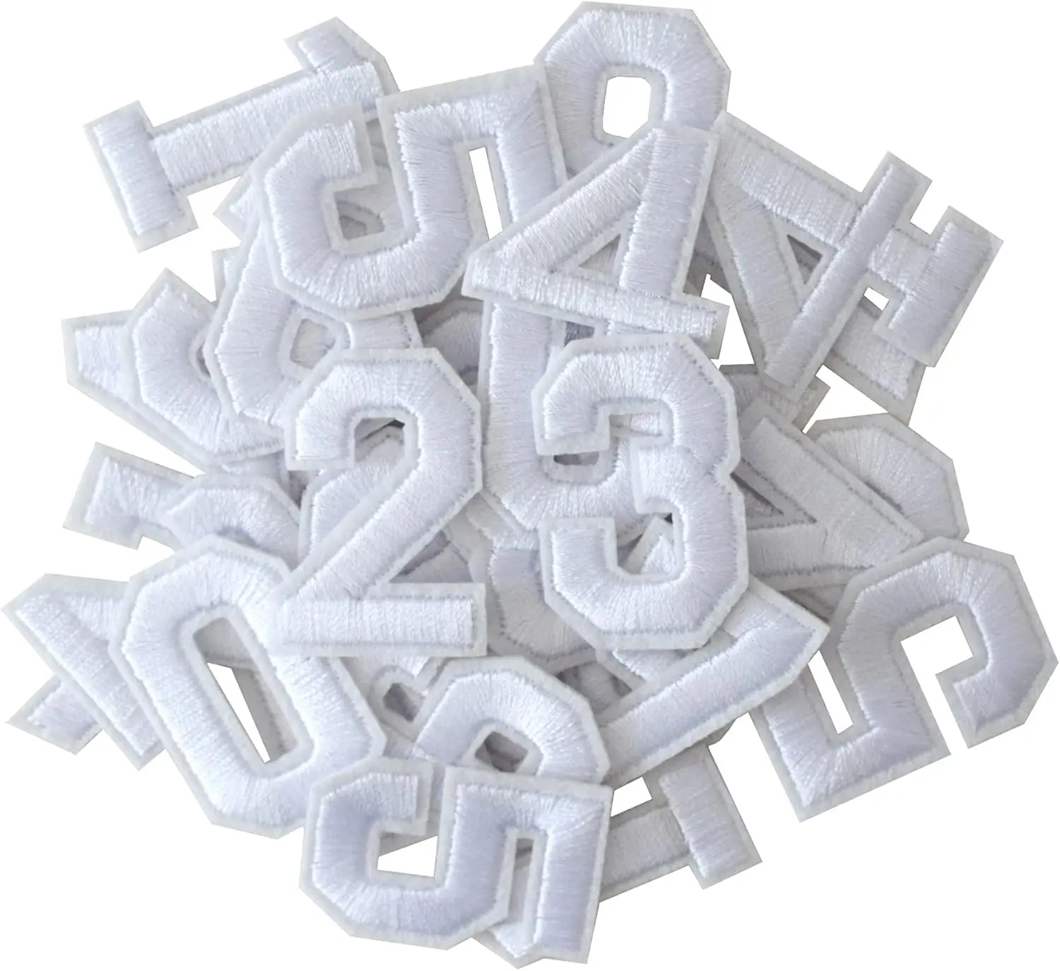 1Pc 1.5inch Number Patches Iron on Letters Patches for Clothes Varsity Letter Patches Sew on Patches For Backpacks Hat