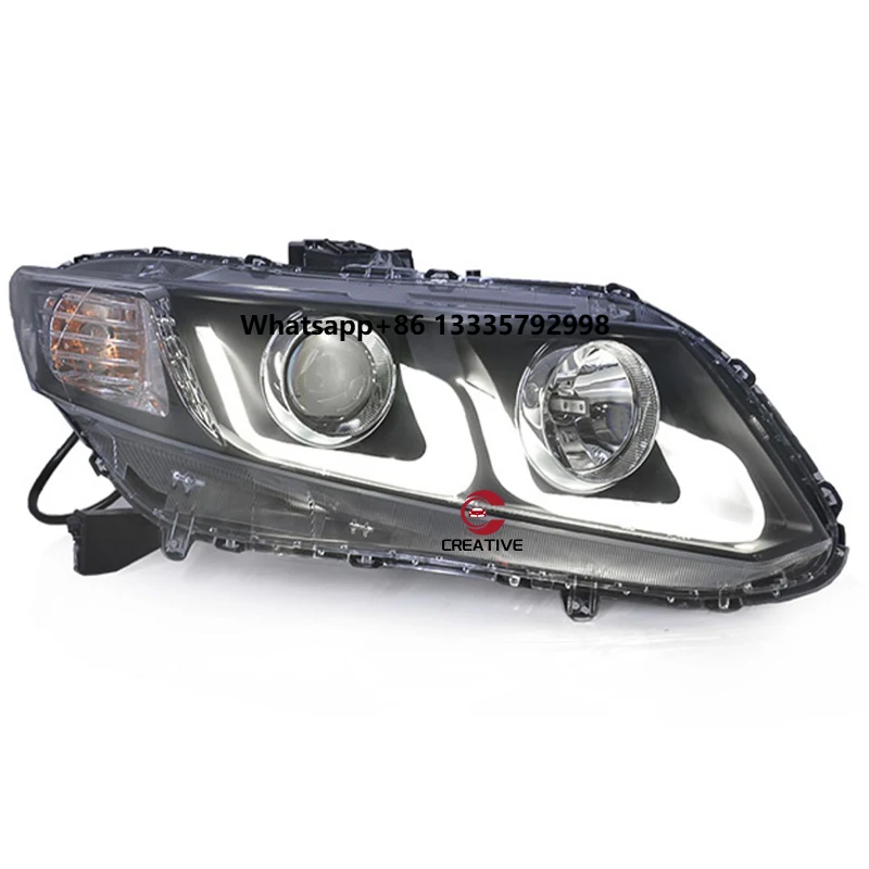 

Head Lamp for Honda Civic 9 9.5 LED Headlight 2012 2013 2014 2015 Headlights DRL Turn Signal Angel Eye Projector Len