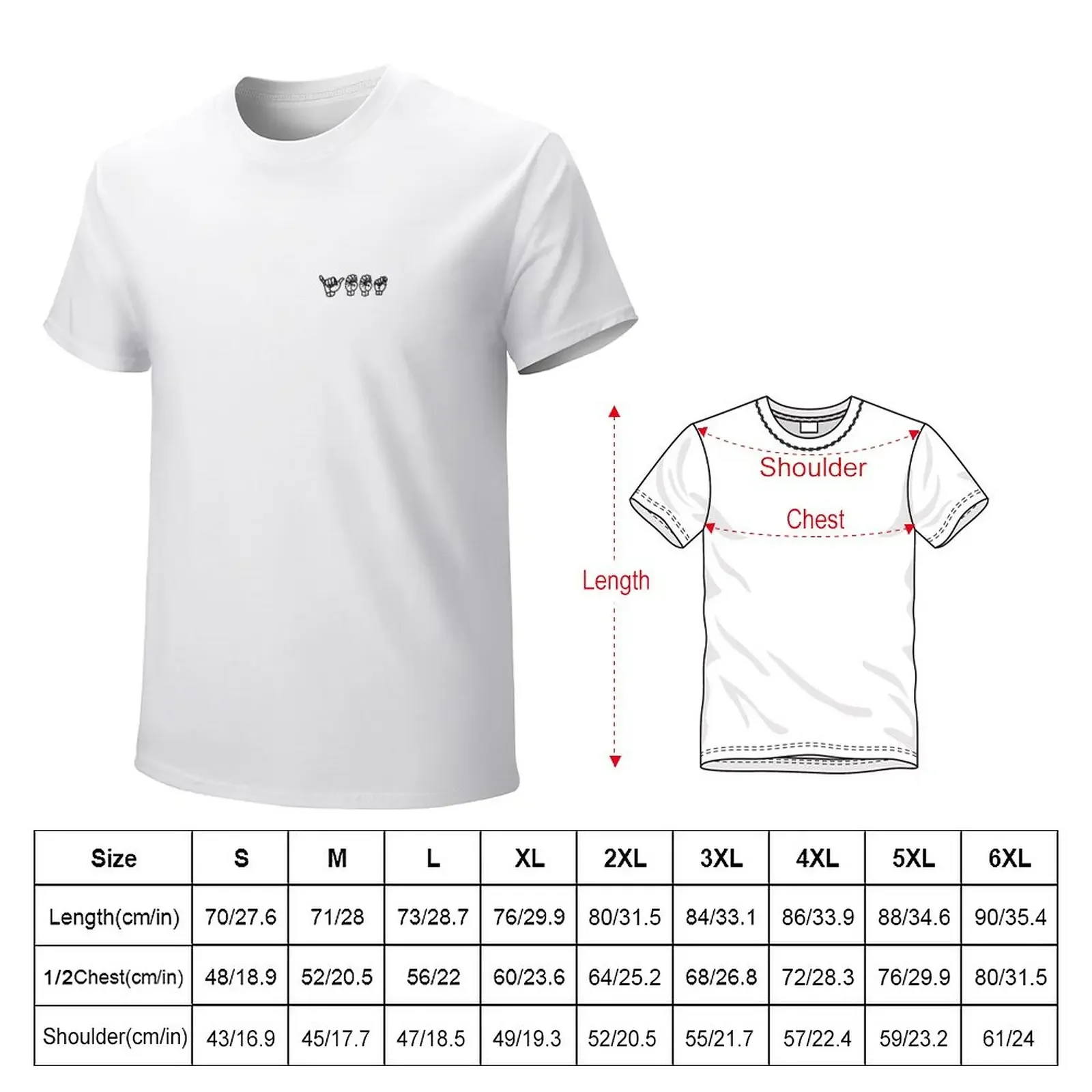 Yeet American Sign Language T-Shirt boys animal print kawaii clothes Blouse quick drying T-shirts for men cotton