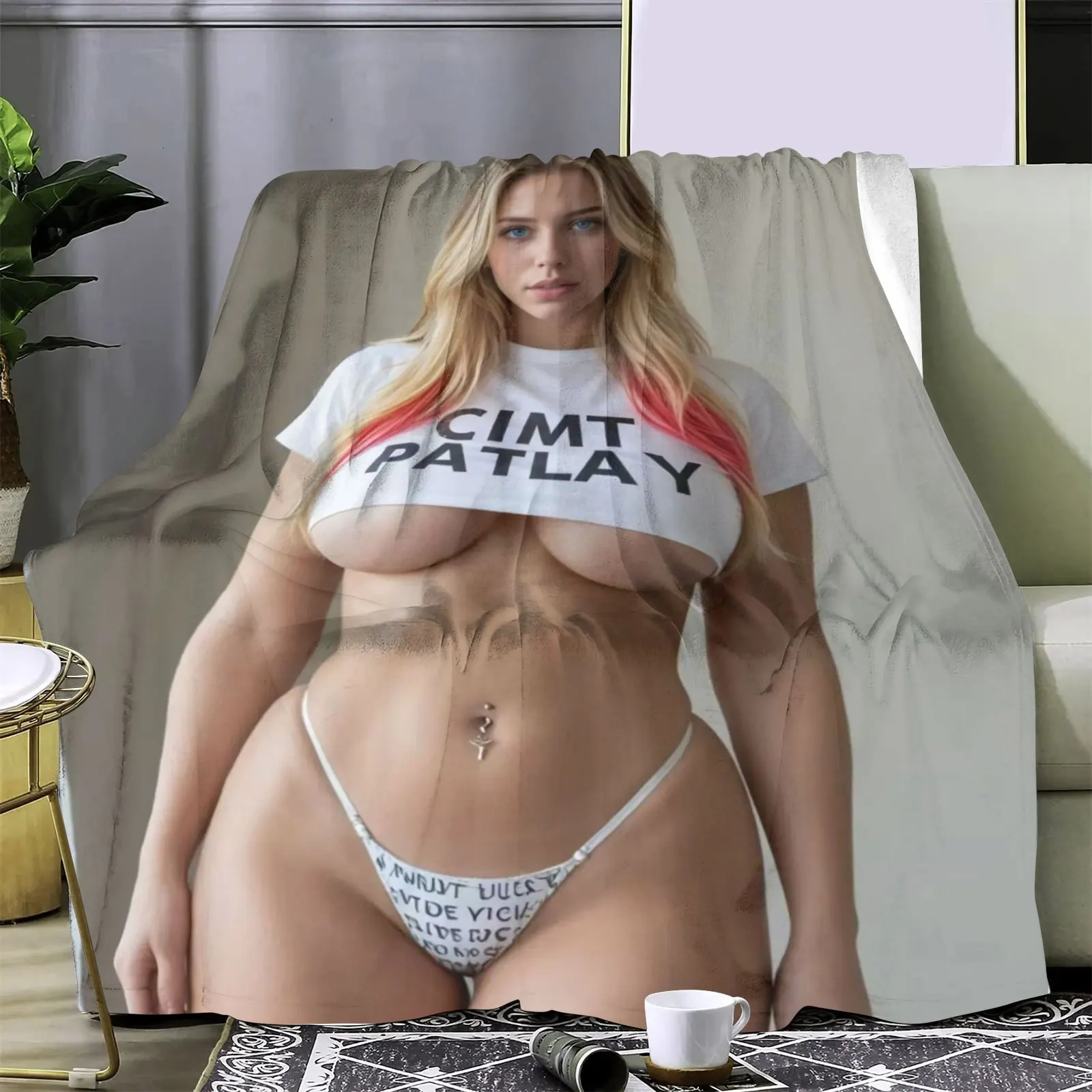 

Большой плюшевый фланелевой плед — мягкий теплый нейтральный женский принт — всесезонный полиэстер для дома — можно стирать в машине, праздничный подарок