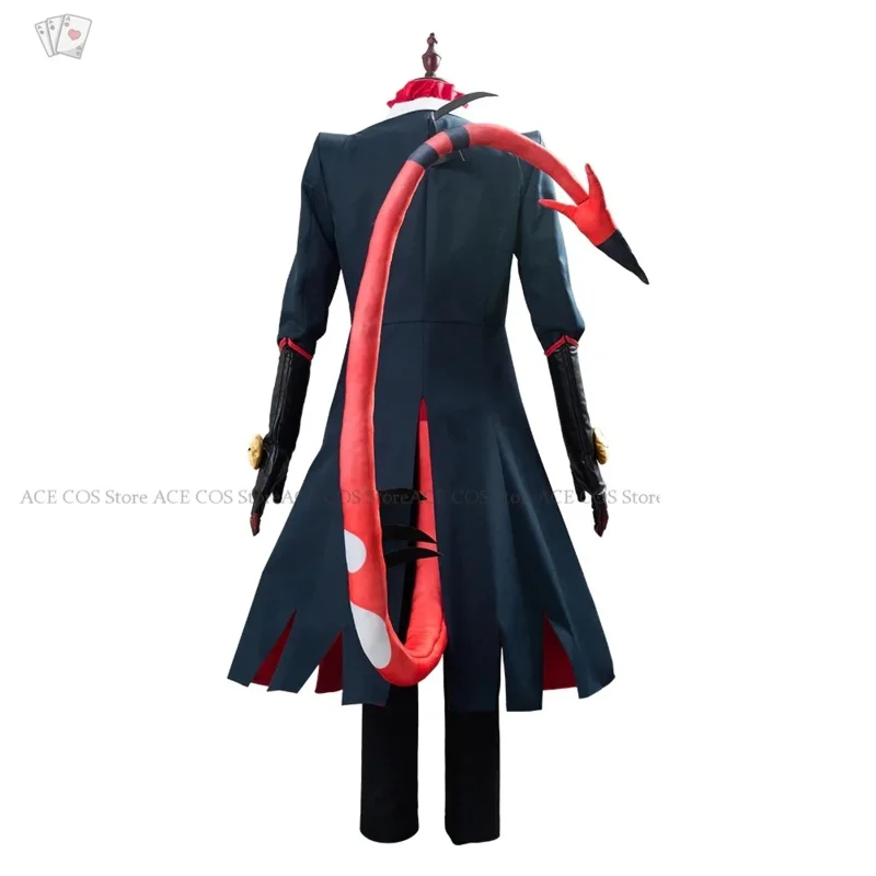 

ss13Anime Hazbin Lucifer Hotel Charlie Morningstar Costume Vaggie Blitzo AD Angel Dust Cosplay Clothes Halloween Party S
