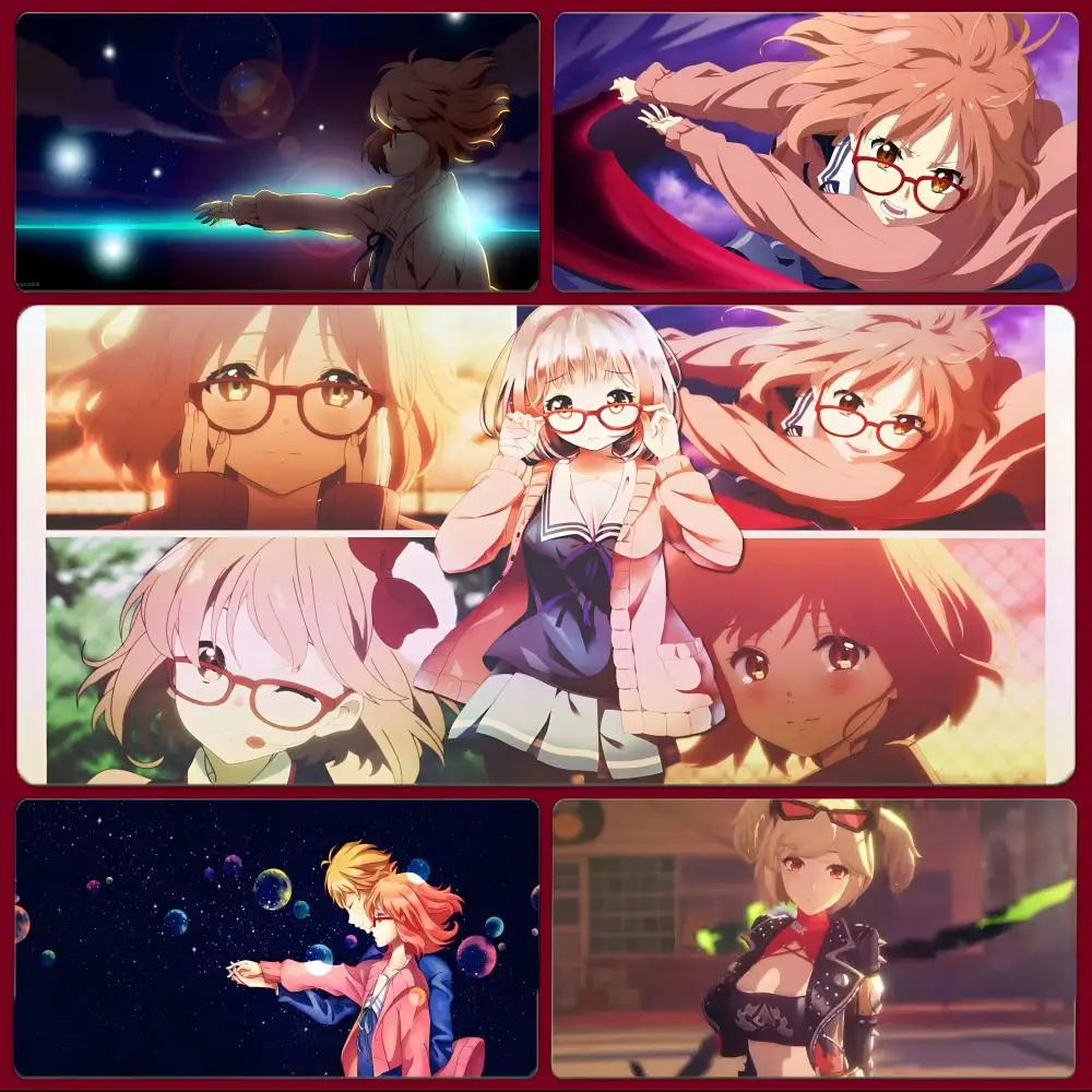 

Beyond the Boundary Mouse Pad Large Gaming Mousepad with Stitched Edges Thickened Desk Mat PC