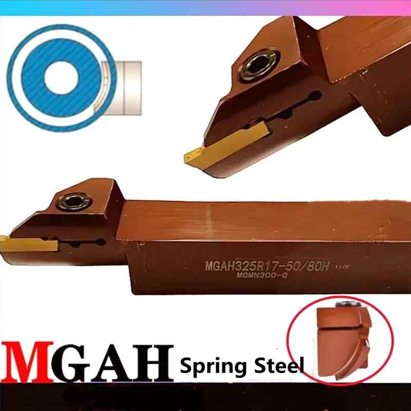 Spring Steel Grooving Cutting Holder MGAH425R MGAH325R MGAH320 MGAH420 For MGMN Precision machined inserts CNC Mechanical lathe